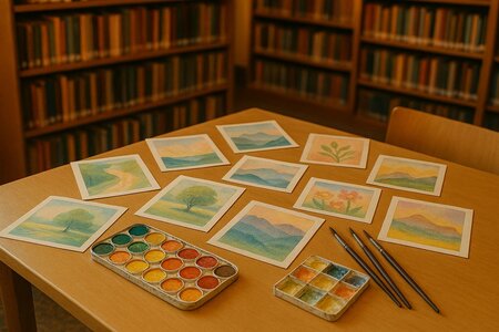 Workshop - Malujeme akrylem v pastelových tónech