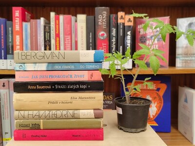 Setkání - Swap knih a květin ve Vysočanech